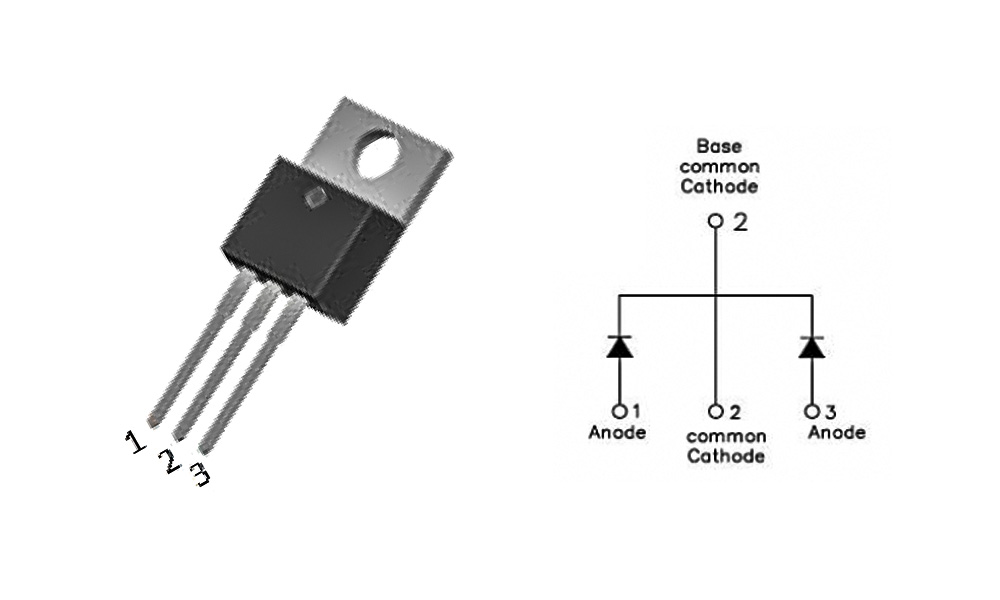 mbr20100ct pinout