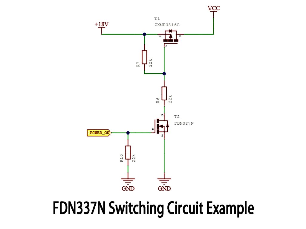 FDN337N Switching Circuit Example 1