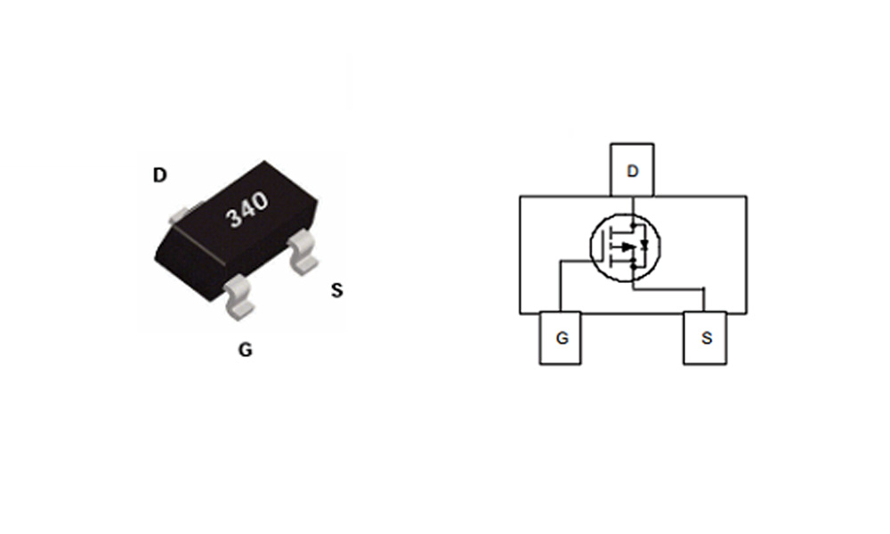FDN340P Pinout
