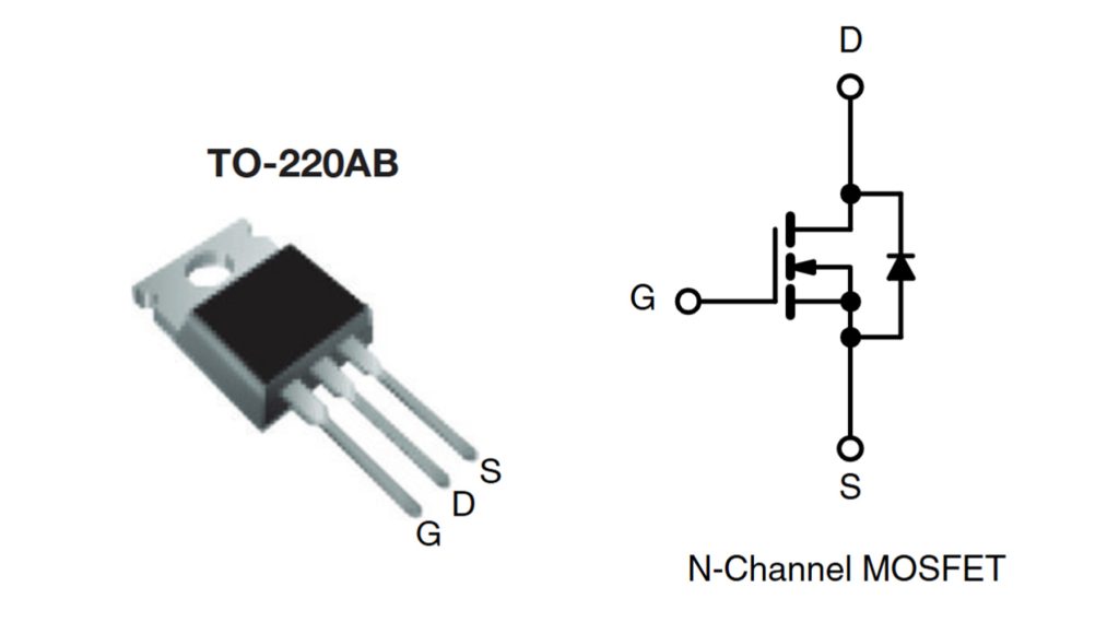 irf840 pinout
