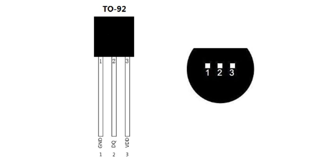 DS18B20 pinout 1