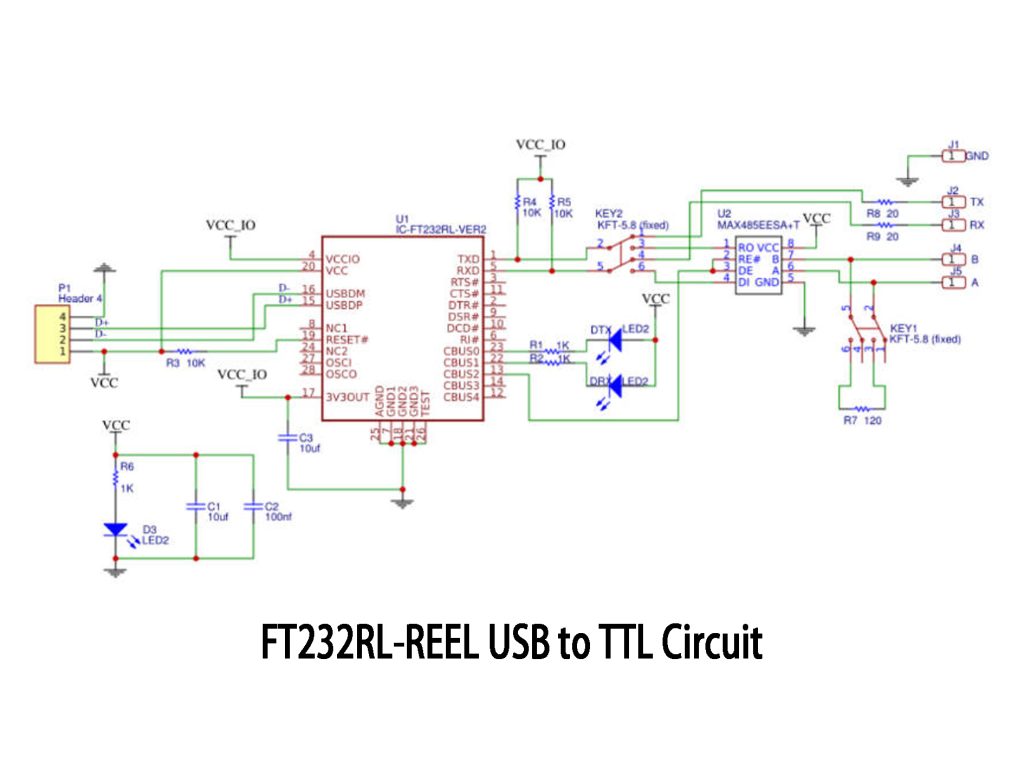 FT232RL REEL USB to TTL Circuit 1