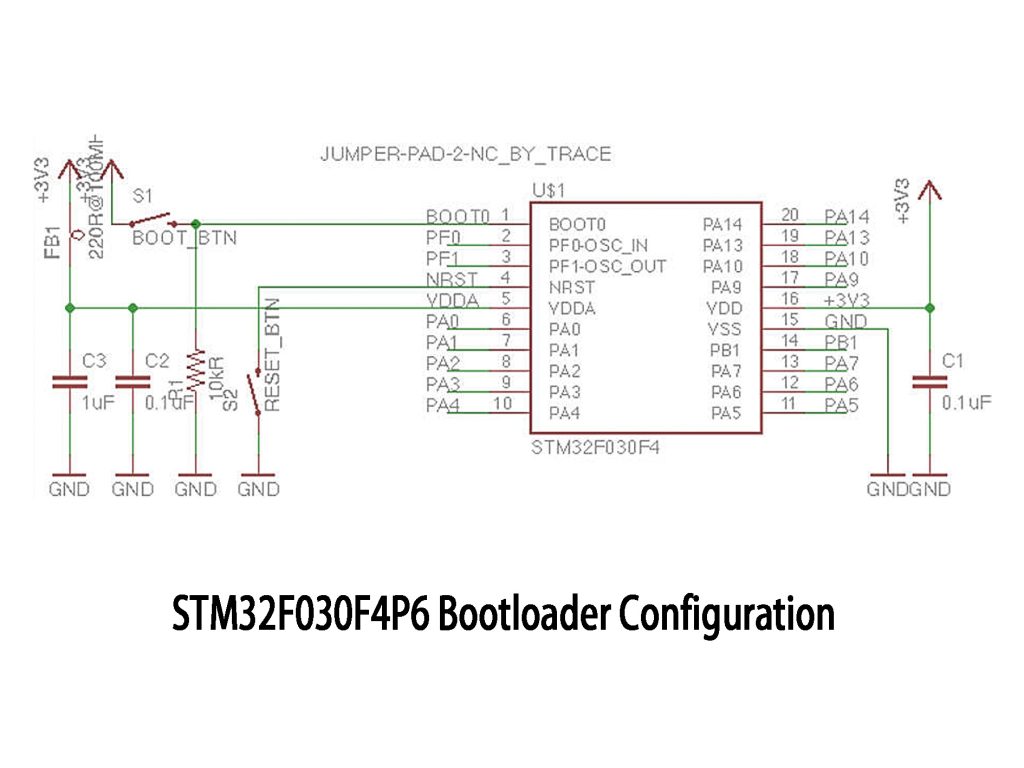 STM32F030F4P6 Bootloader Configuration 1