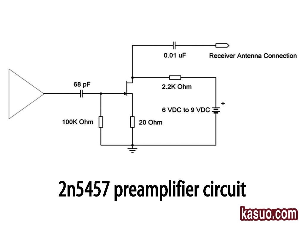 2n5457 preamplifier circuit