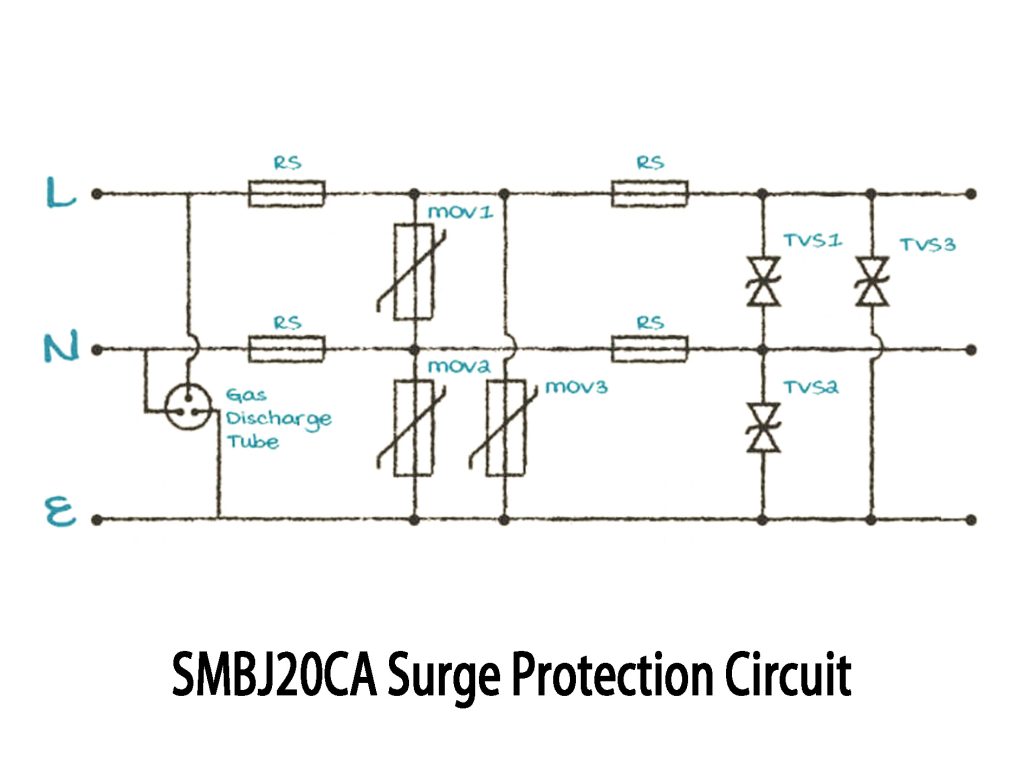 SMBJ20CA Surge Protection Circuit