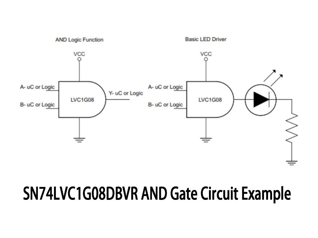 SN74LVC1G08DBVR AND Gate Circuit Example 1