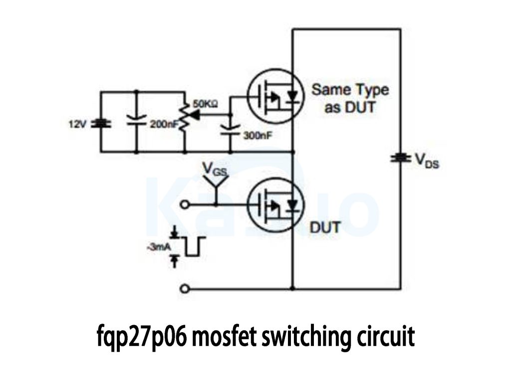 fqp27p06 mosfet switching circuit 1