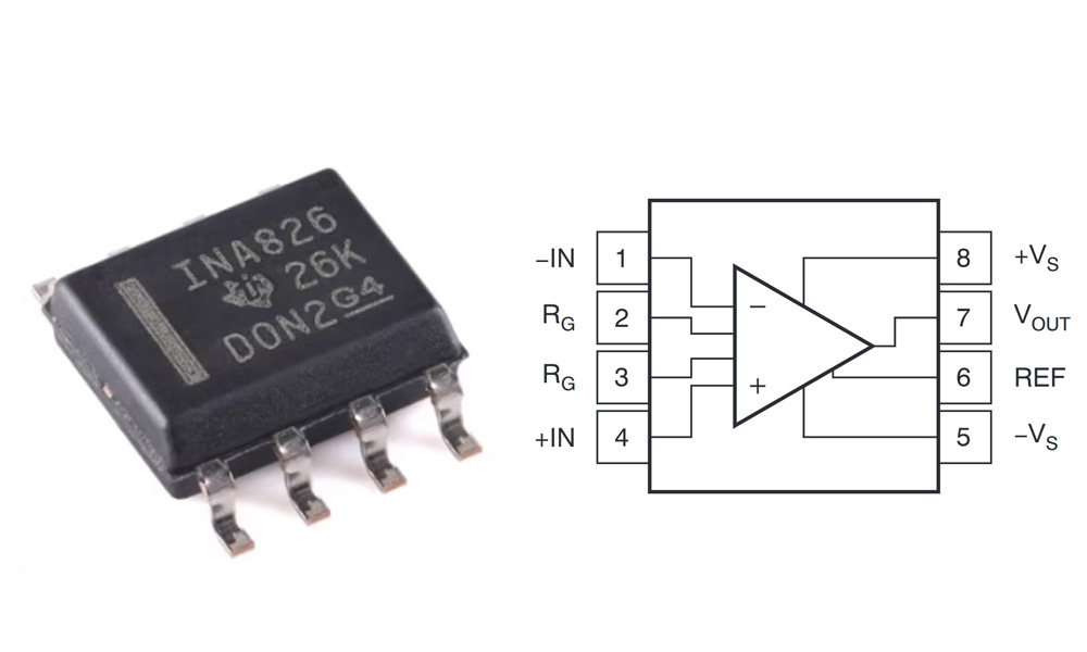 ina826aid pinout