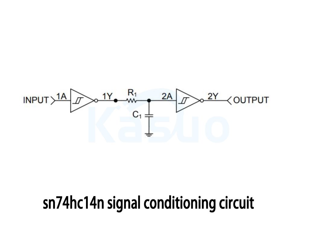 sn74hc14n signal conditioning circuit