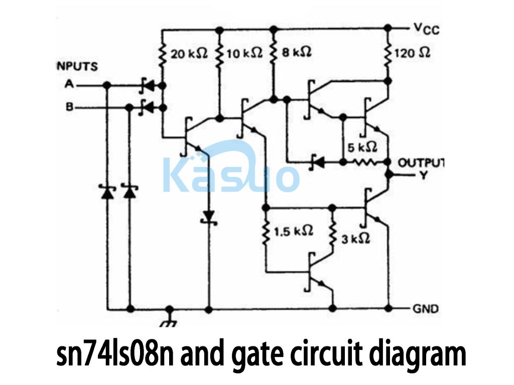 sn74ls08n and gate circuit diagram 1