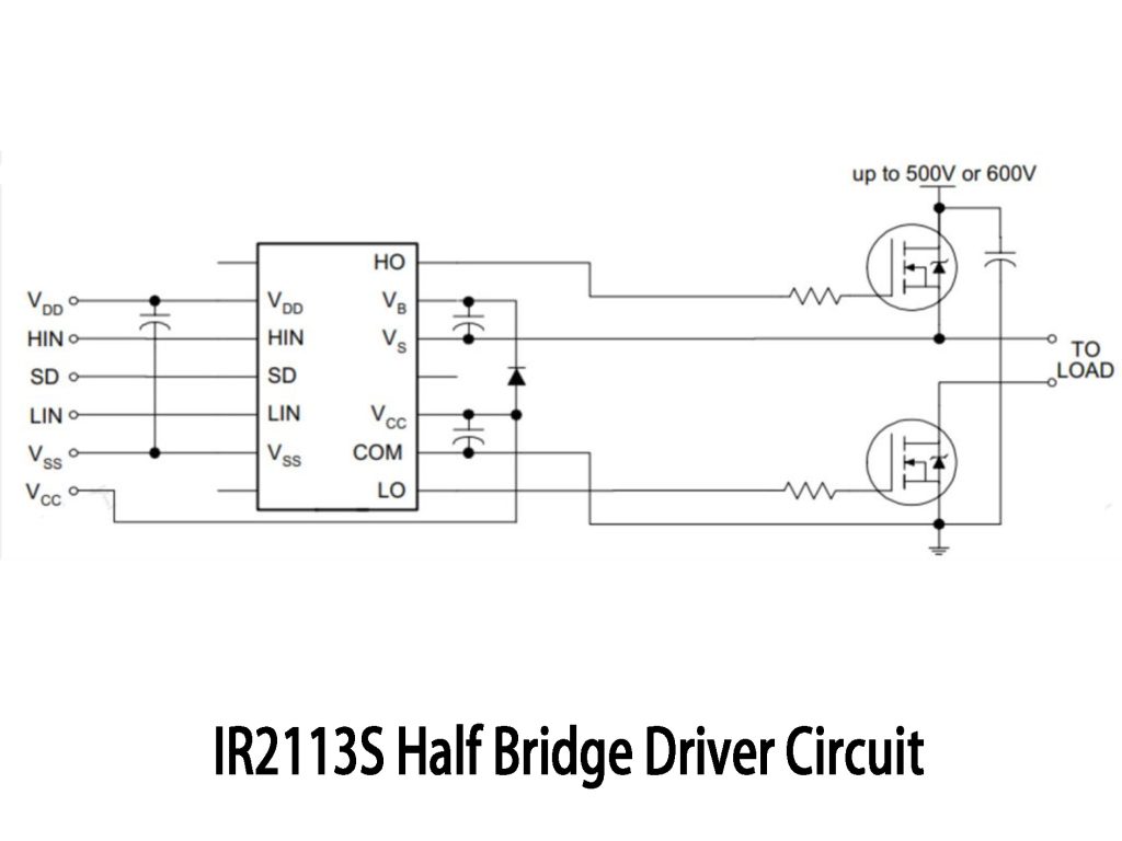 IR2113S Half Bridge Driver Circuit 1