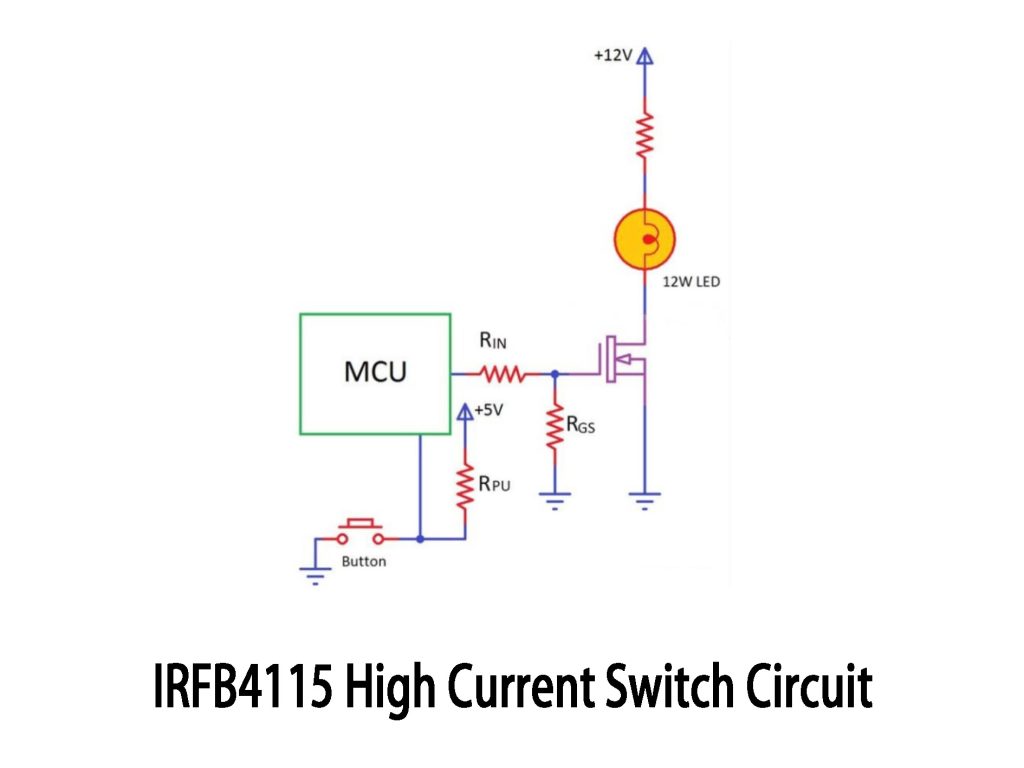 IRFB4115 High Current Switch Circuit 1