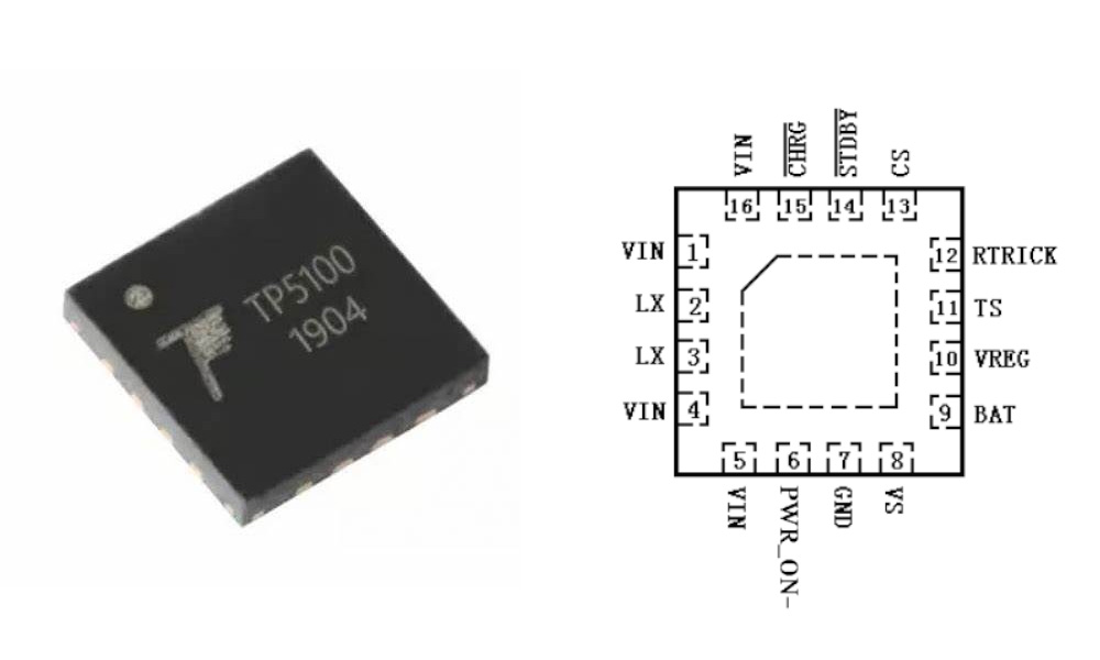 TP5100 Pinout 1