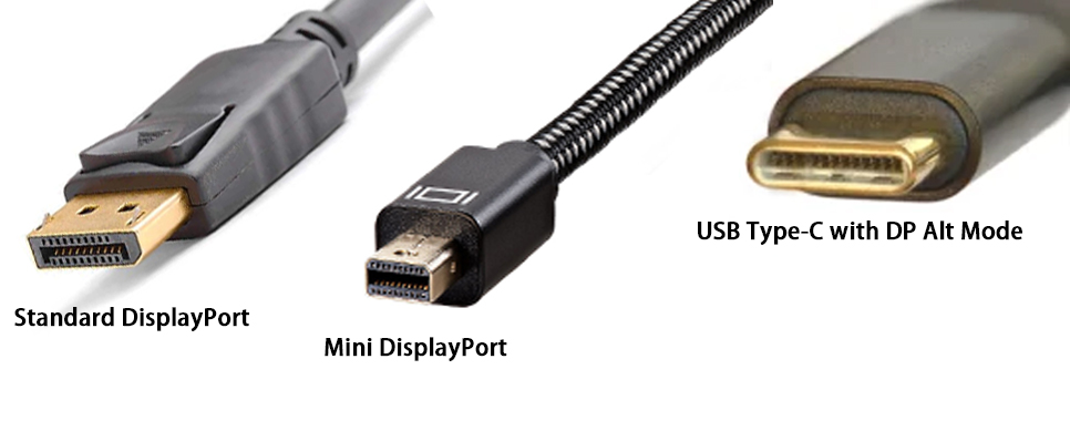 Types of DisplayPort Connector