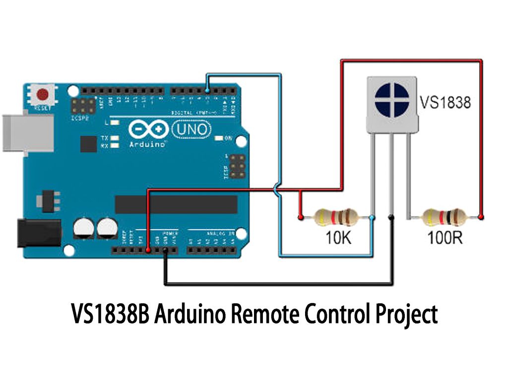 VS1838B Arduino Remote Control Project 1