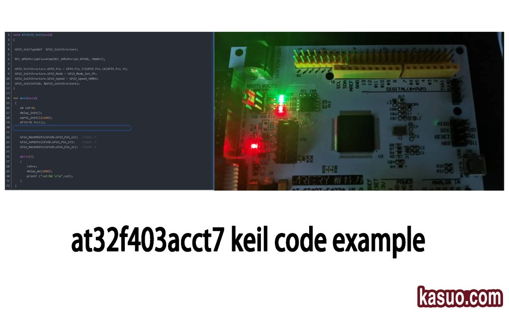 at32f403acct7 keil code example
