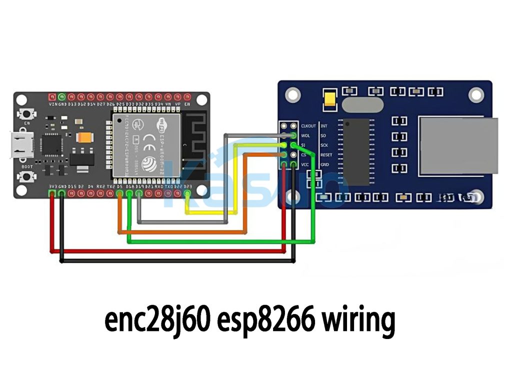 enc28j60 esp8266 wiring 1