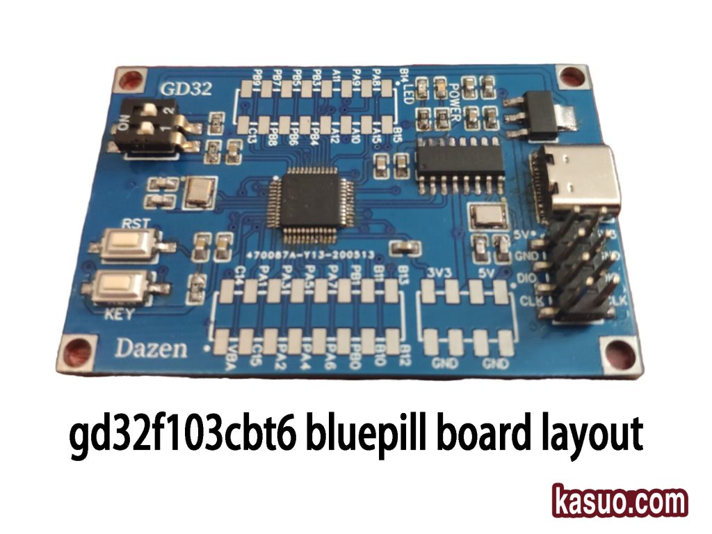 gd32f103cbt6 bluepill board layout