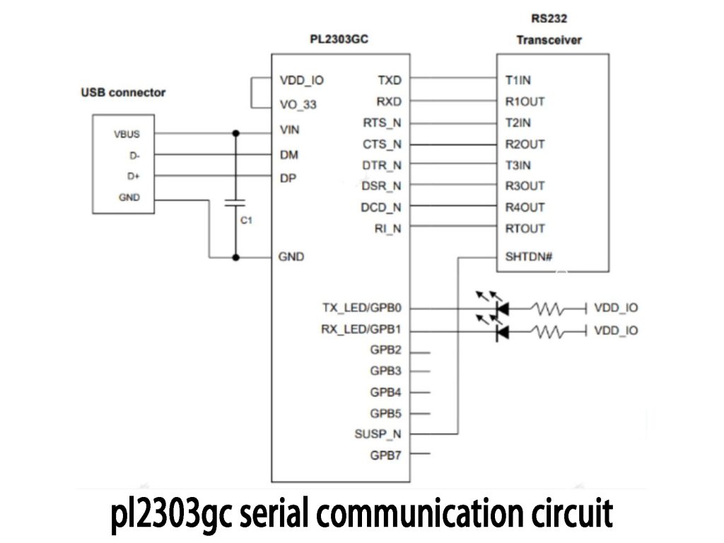 pl2303gc serial communication circuit 1