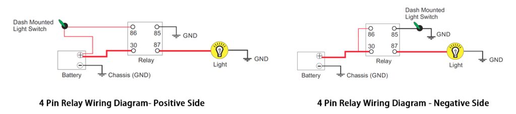 4 pin relay wiring diagram