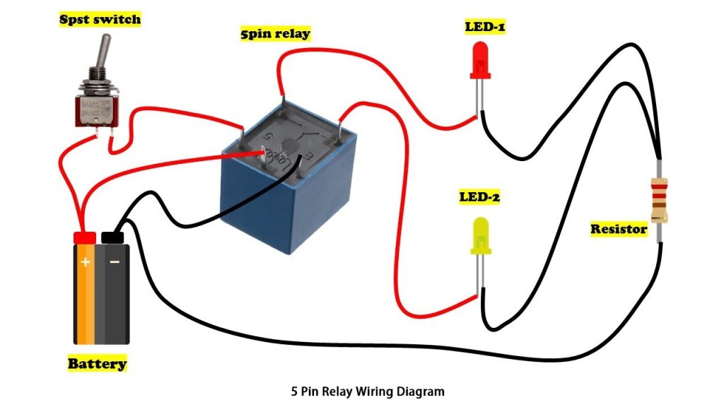 5 Pin Relay Wiring Diagram