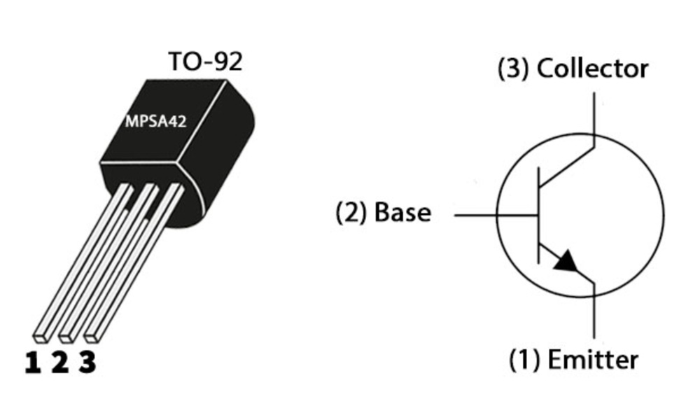 MPSA42 Pinout