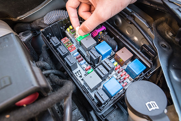 car fuse box