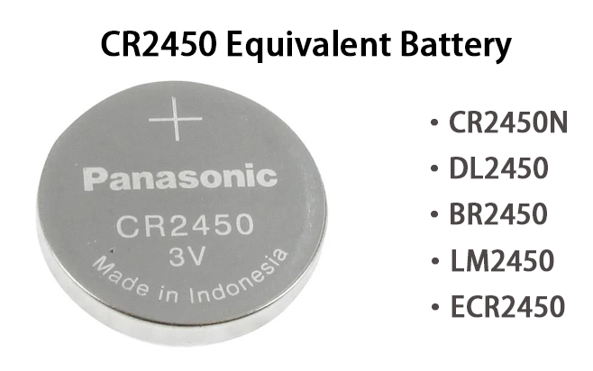 CR2450 Equivalent Battery