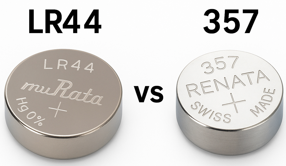 LR44 Battery vs 357 Battery