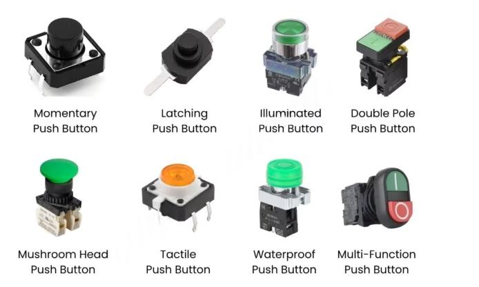 Types of Push Button Switches