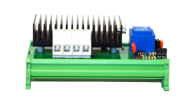 thyristor with a heat sink
