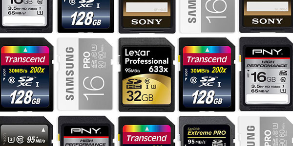 Different Types of Memory Cards