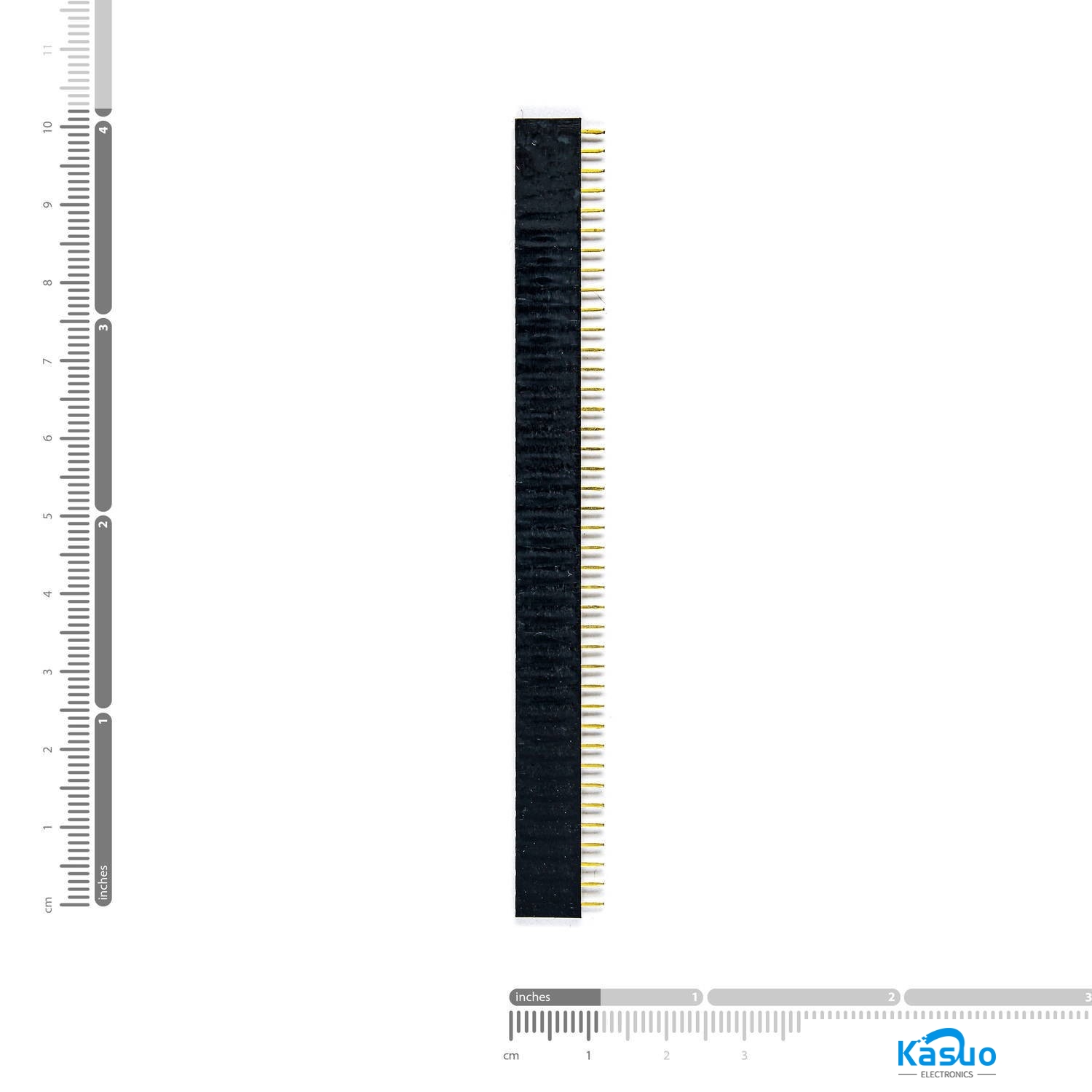 1×40 Pin Female Header – 2.54mm Pitch – Kasuo