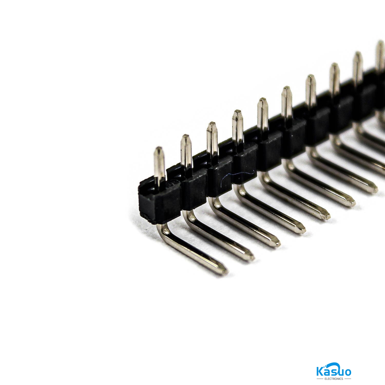 1×40 Pin Right Angle Male Header –  2.54mm Pitch – Kasuo