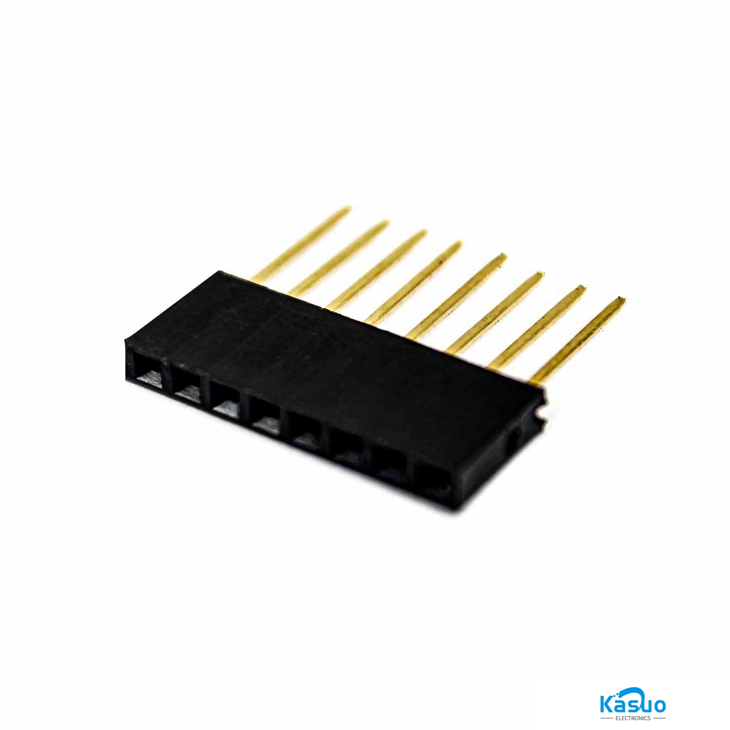 1×8 Pin Female Long Header – 2.54mm Pitch – Kasuo