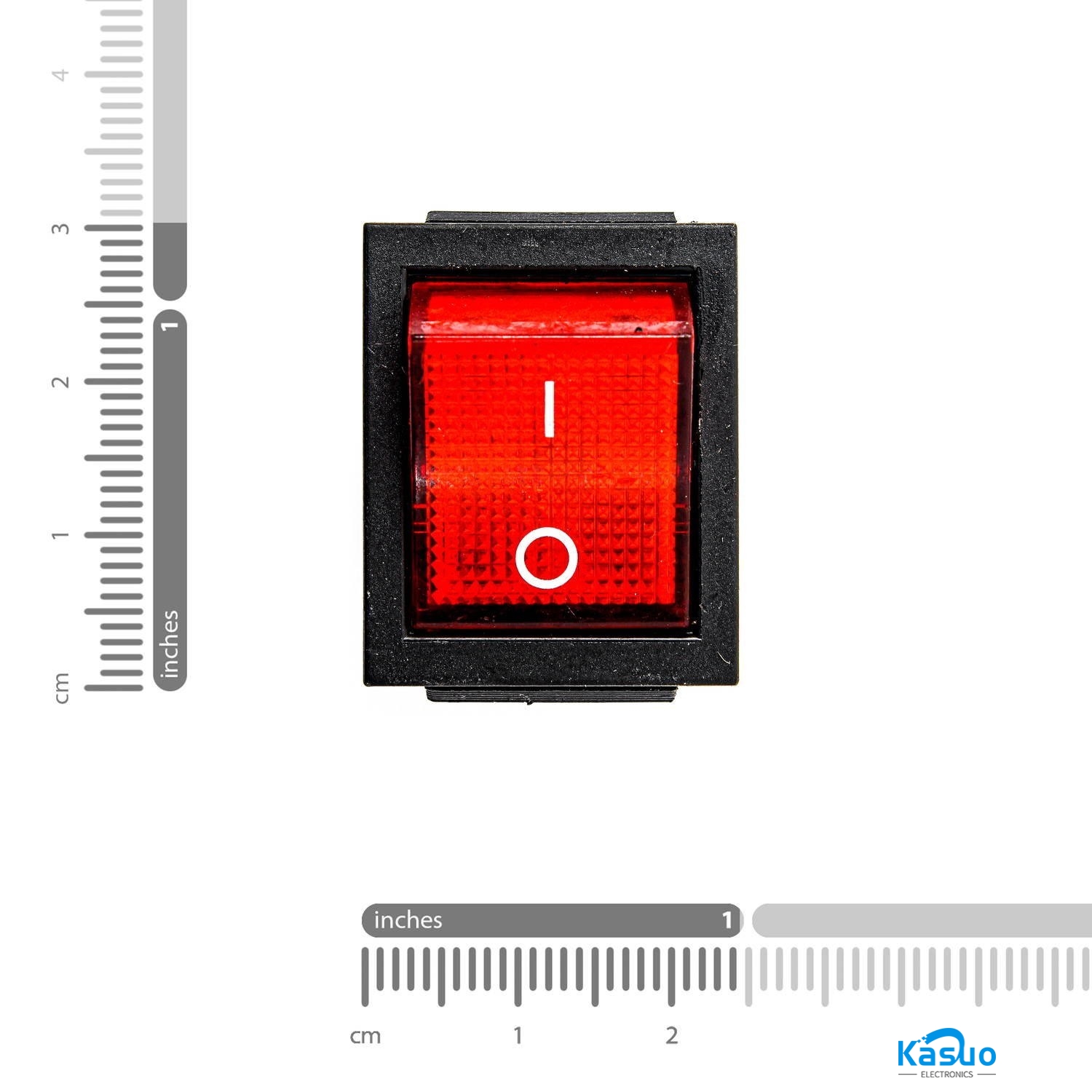 250V AC 16A 6 Feet Rocker Switch – Red Light – Kasuo