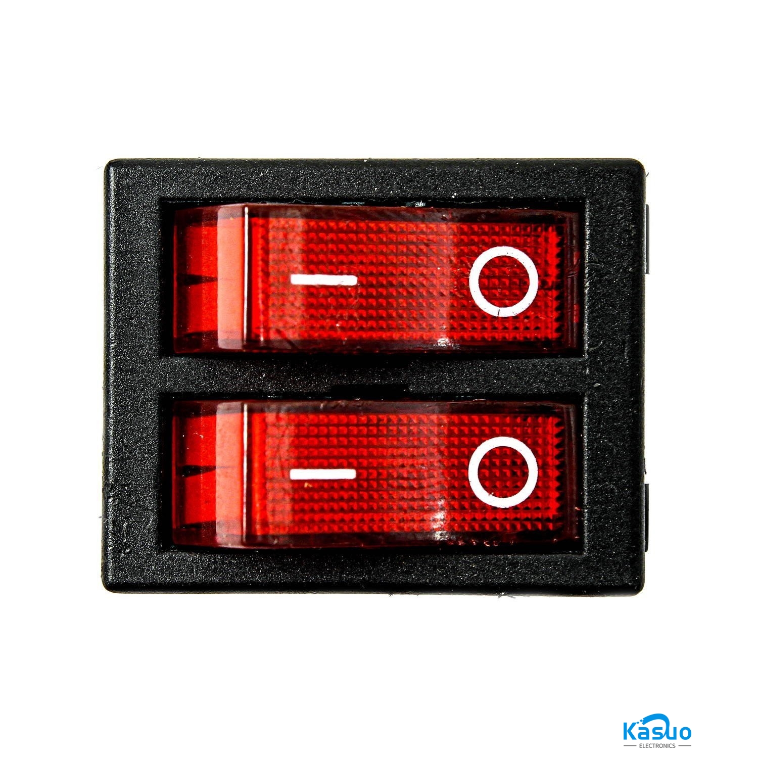 250V AC 20A 6 Feet Double Rocker Switch – Red Light – Kasuo