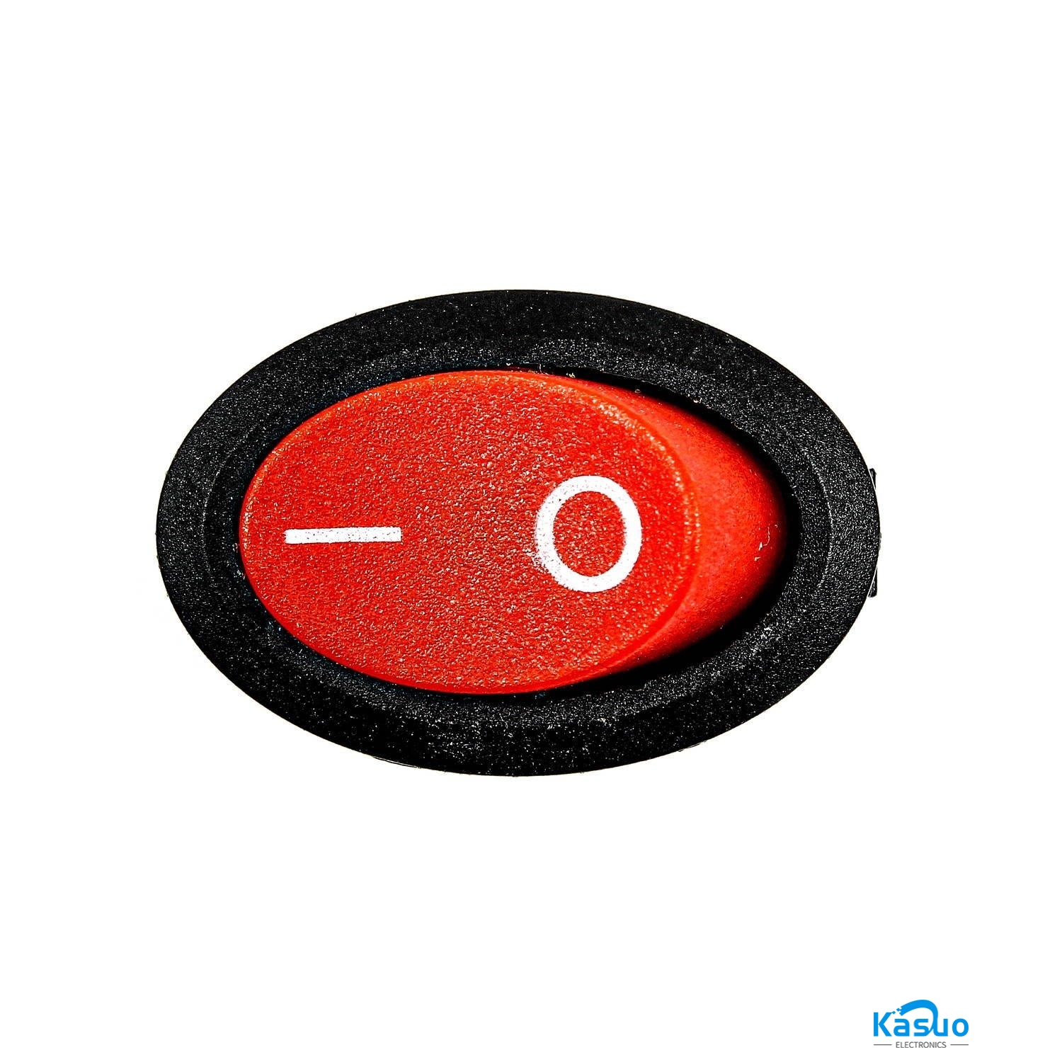 6A 2 Feet Round Rocker Switch – Red – Kasuo