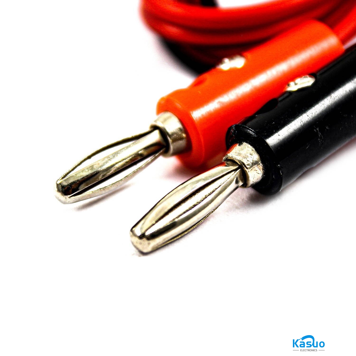 AV Banana Jack Connector to Dual Tester Alligator Clip – 1m – Kasuo