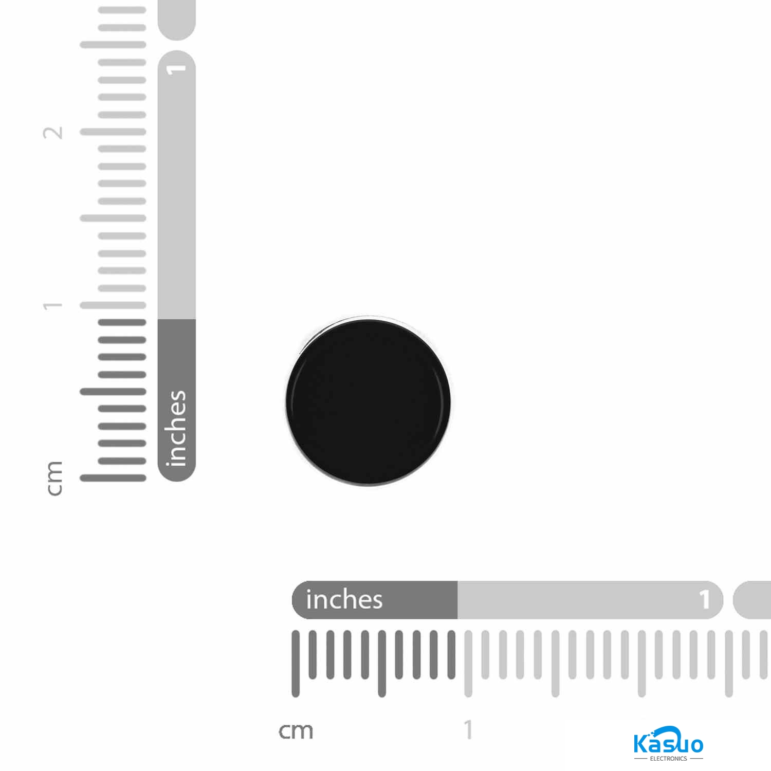 Cap for 6mm Tactile Push Button Switch – 6x6mm (Black) – Kasuo