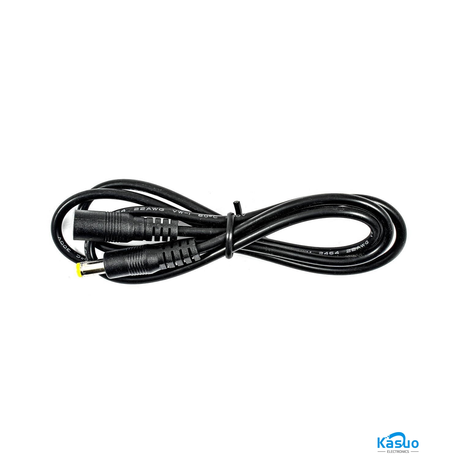 DC Power Extension Cable – 5.5×2.1mm, Female to Male Plug – Kasuo