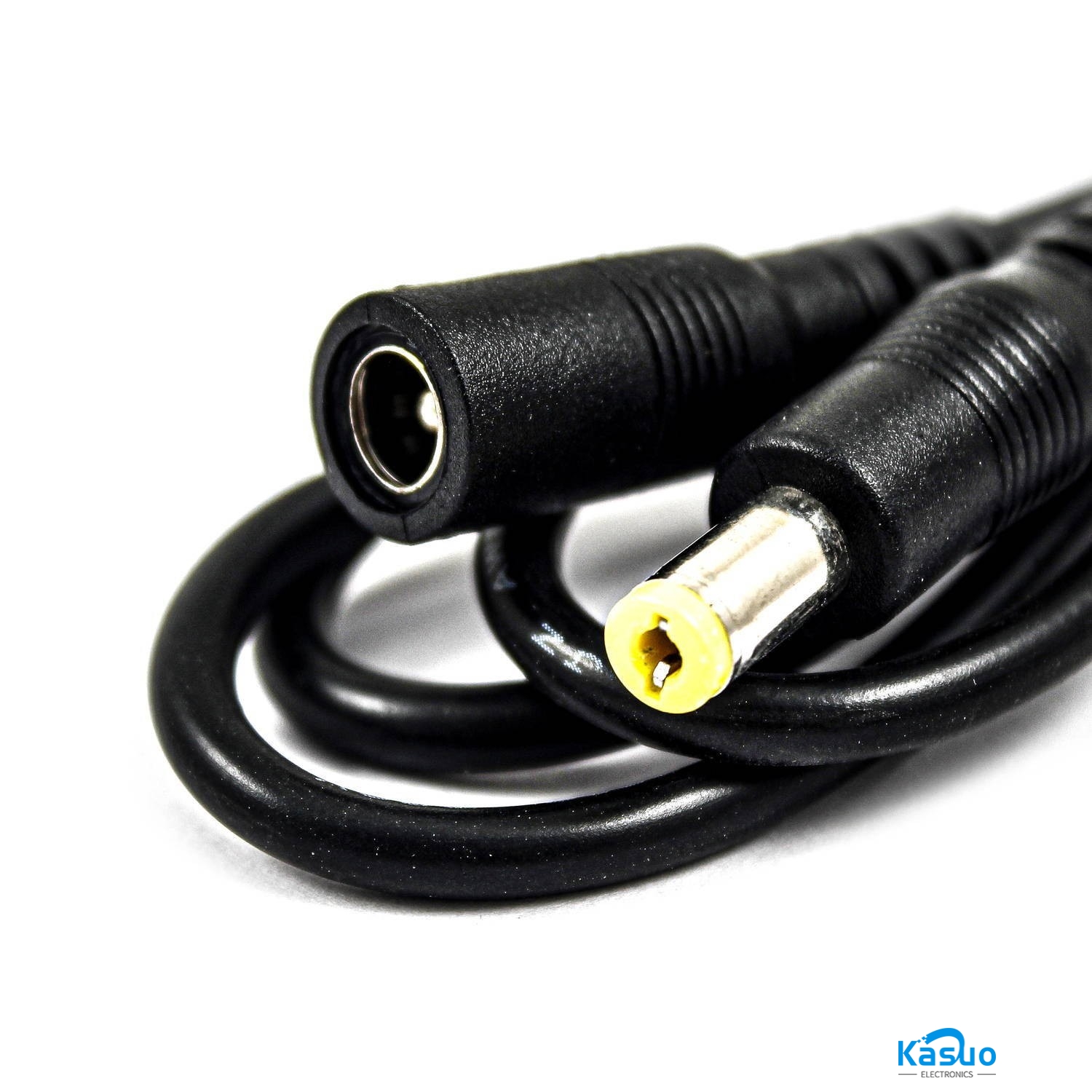DC Power Extension Cable – 5.5×2.1mm, Female to Male Plug – Kasuo