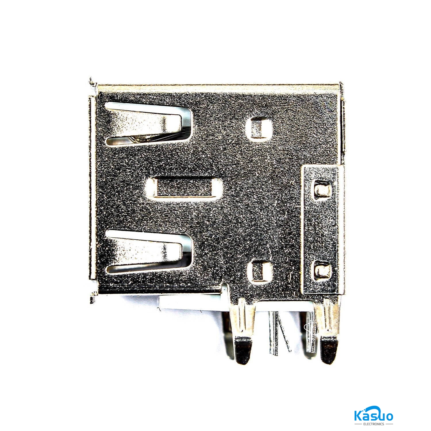 Double-Deck USB 2.0 Connector – Female, Right Angle, DIP Type – Kasuo