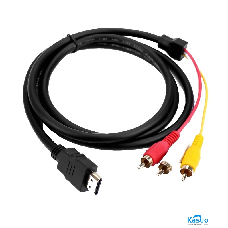 HDMI to 3RCA Component Cable – Kasuo