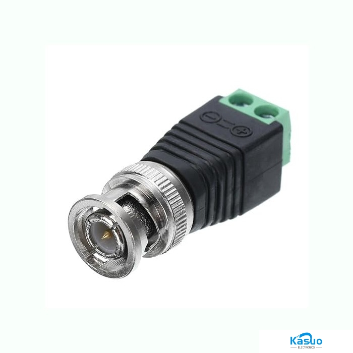 Male BNC to Green Screw Terminal – Kasuo