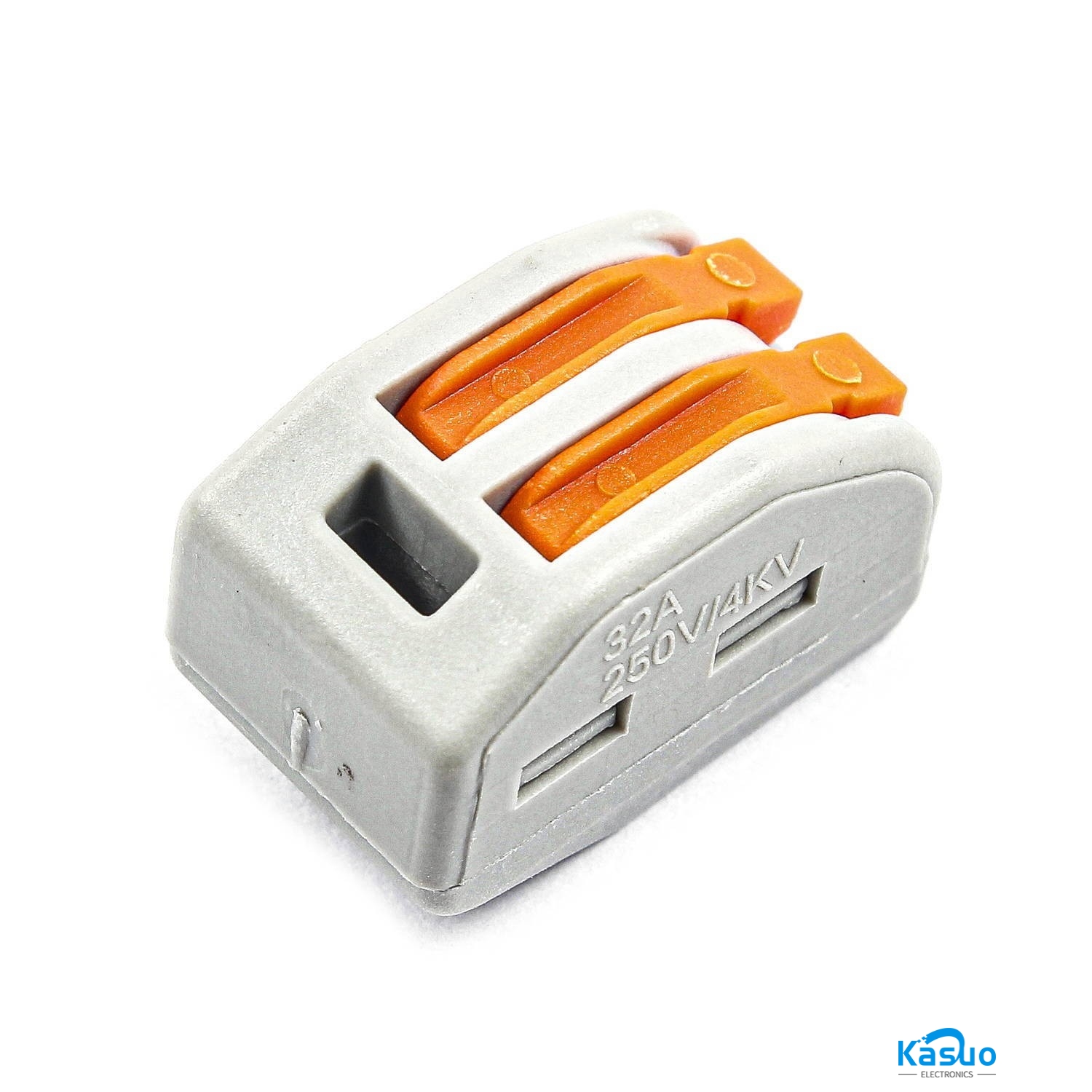 PCT-212 Push Wire Connector – 2-Pin Conductor – Kasuo
