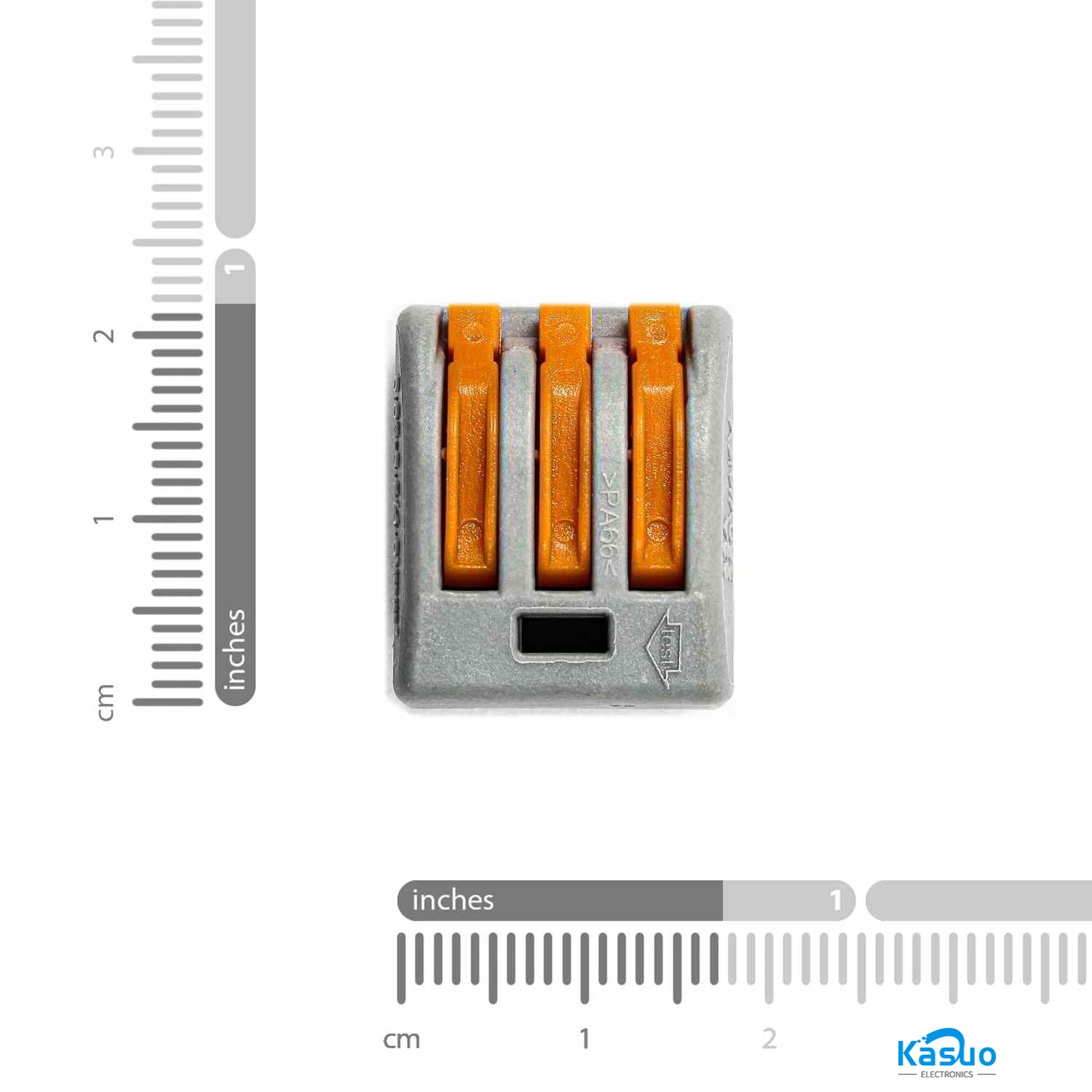 PCT-213 Push Wire Connector – 3-Pin Conductor – Kasuo
