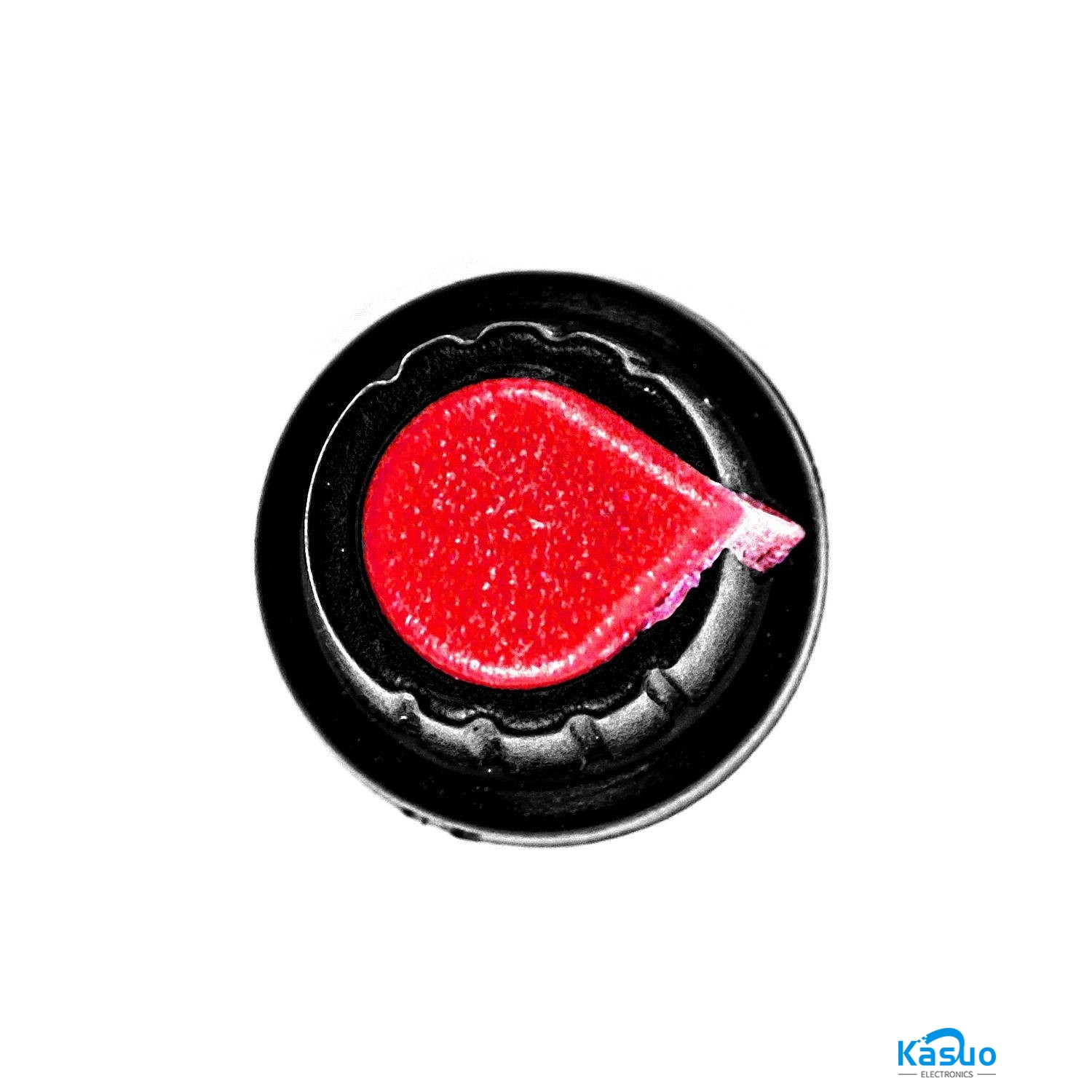 Plastic Potentiometer Knob Cap – 15mmx17mm (Red) – Kasuo