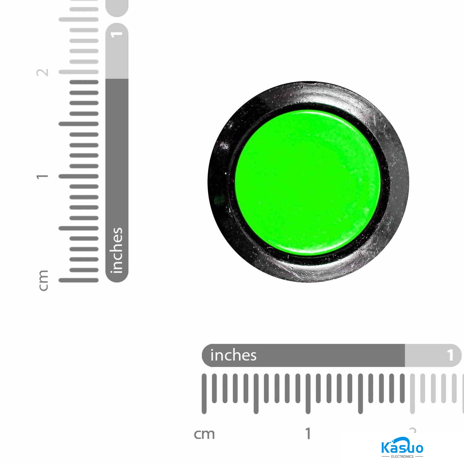 R13-507 12mm Momentary Push Button Switch – Green – Kasuo