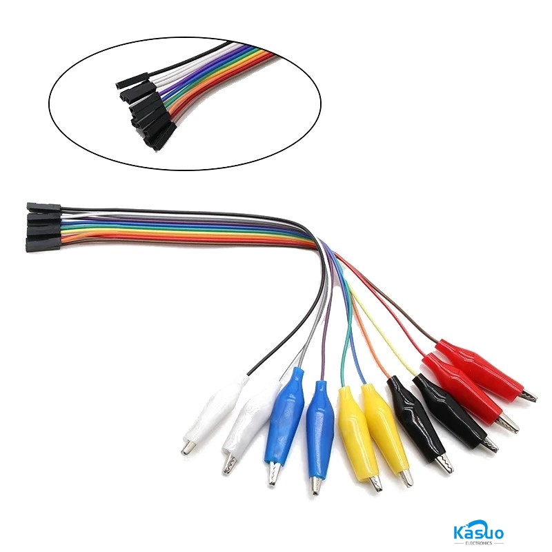 Small Alligator Clip to Female Jumper Wire – Kasuo